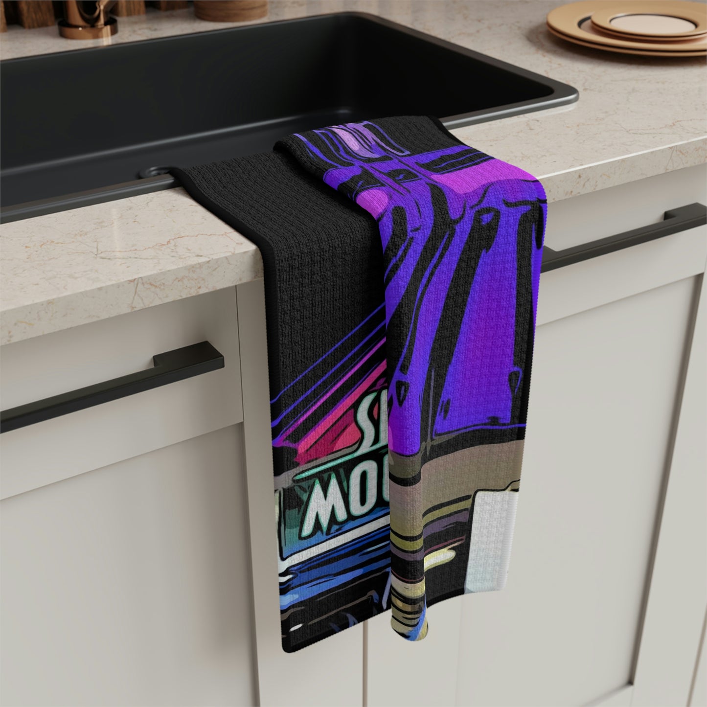 Soft Tea Towel Disneyland ~ Space Mountain ~ Ride