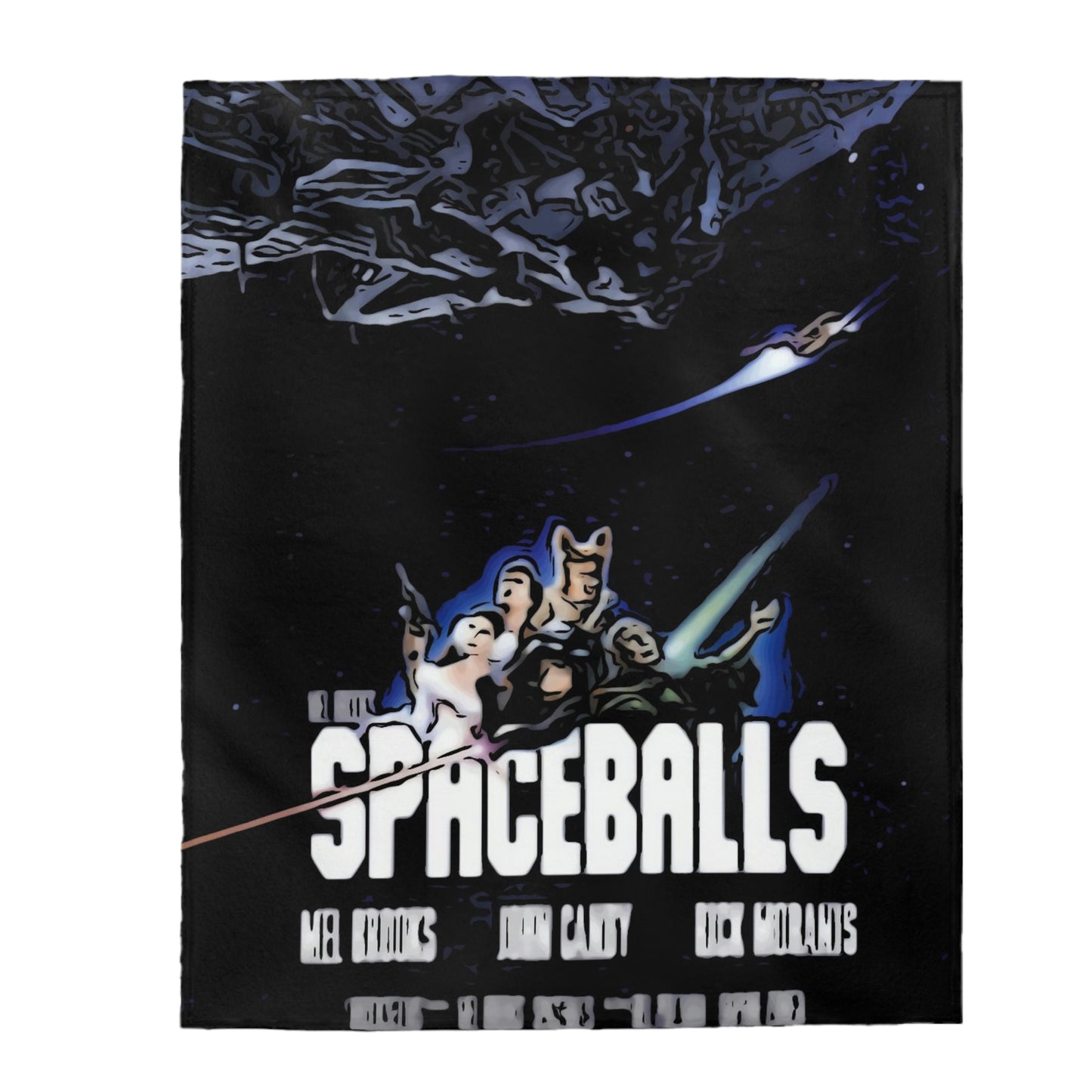 Velveteen Plush Blanket Spaceballs Movie Poster