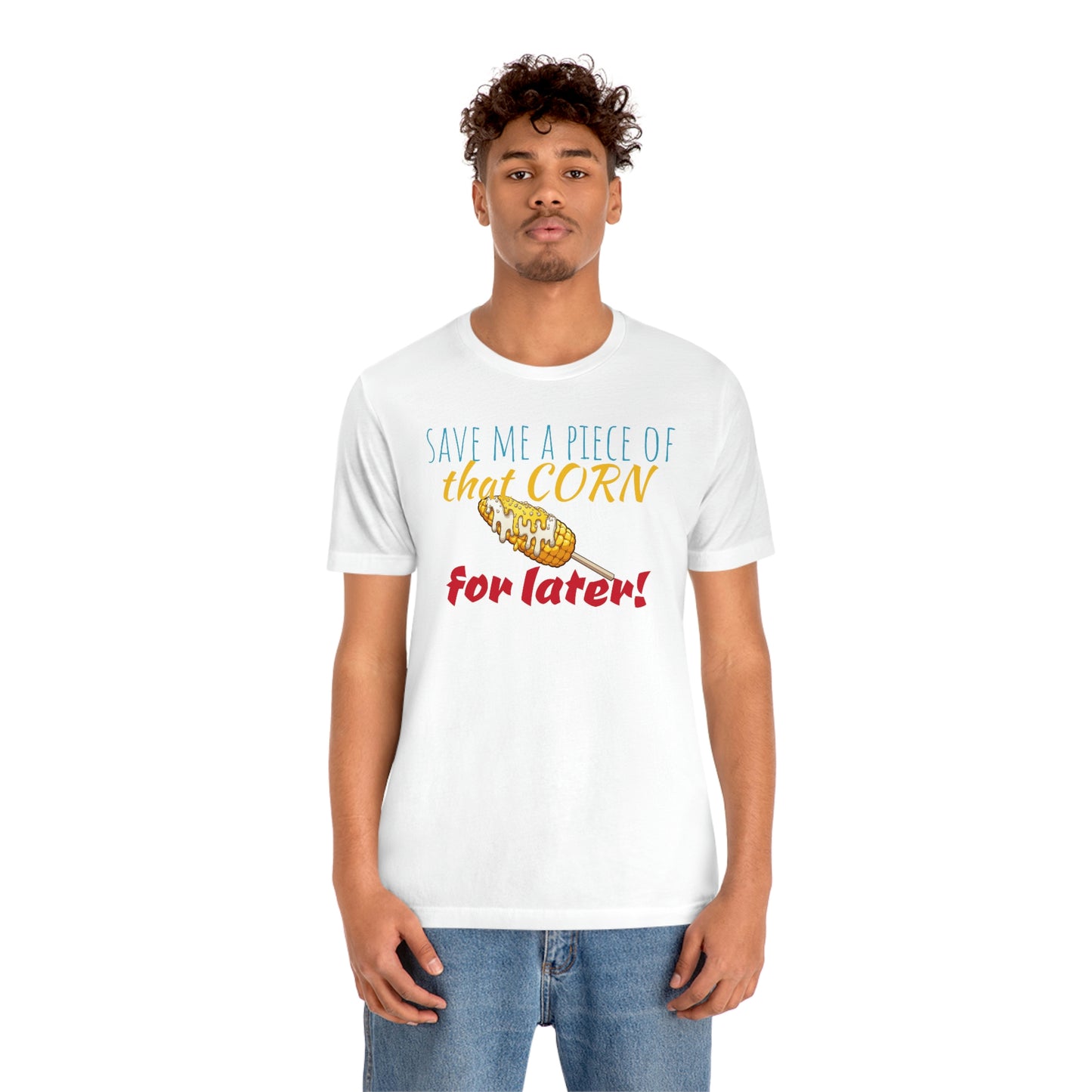 Unisex Jersey Short Sleeve Tee Corn for later