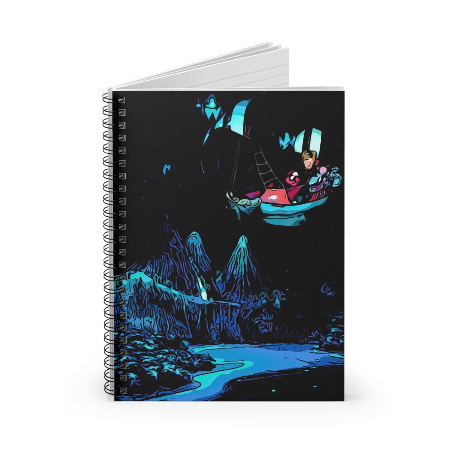 Spiral Notebook - Disneyland Peter Pan's Flight Dark Ride