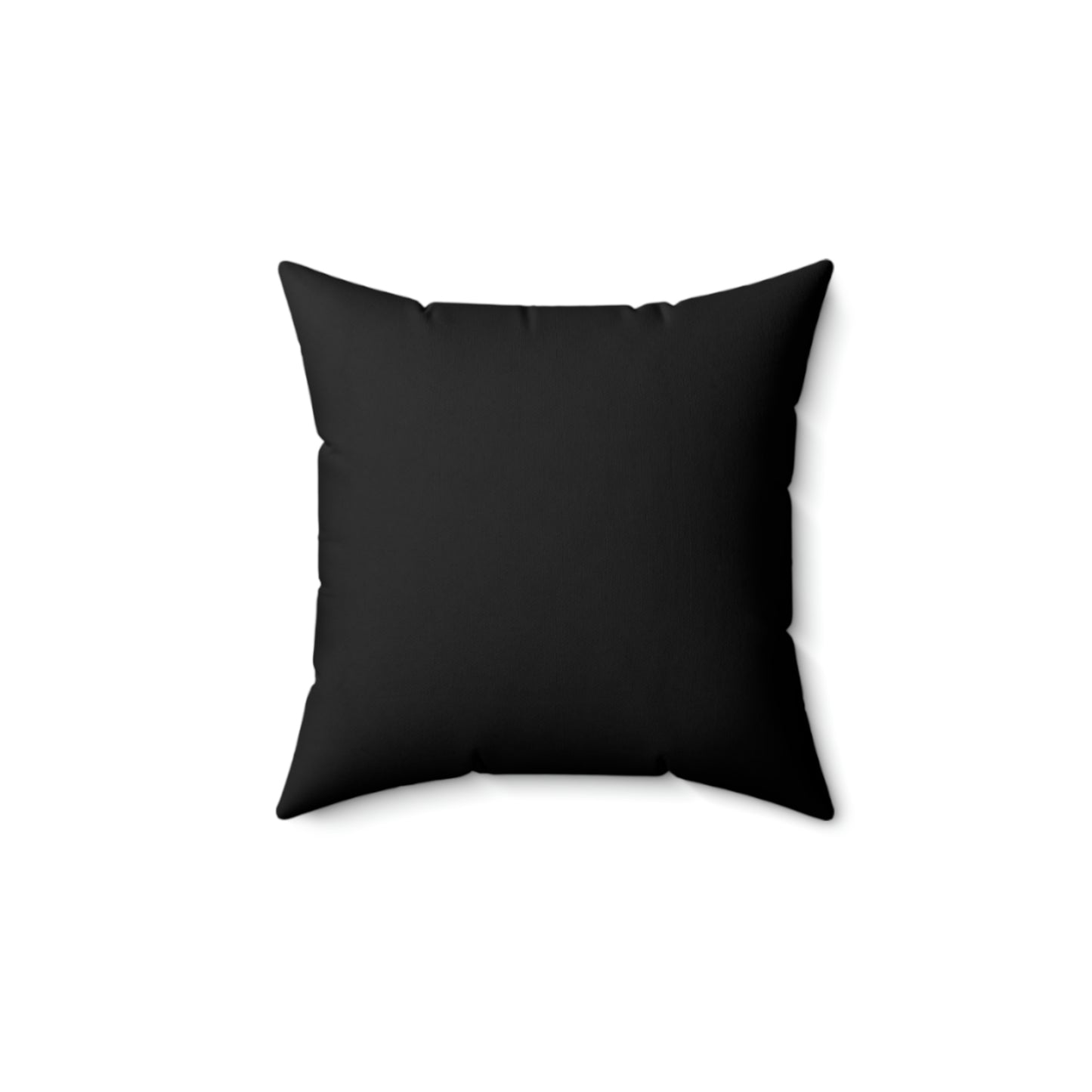 Spun Polyester Square Pillow A cute badger has an adventurous dream.