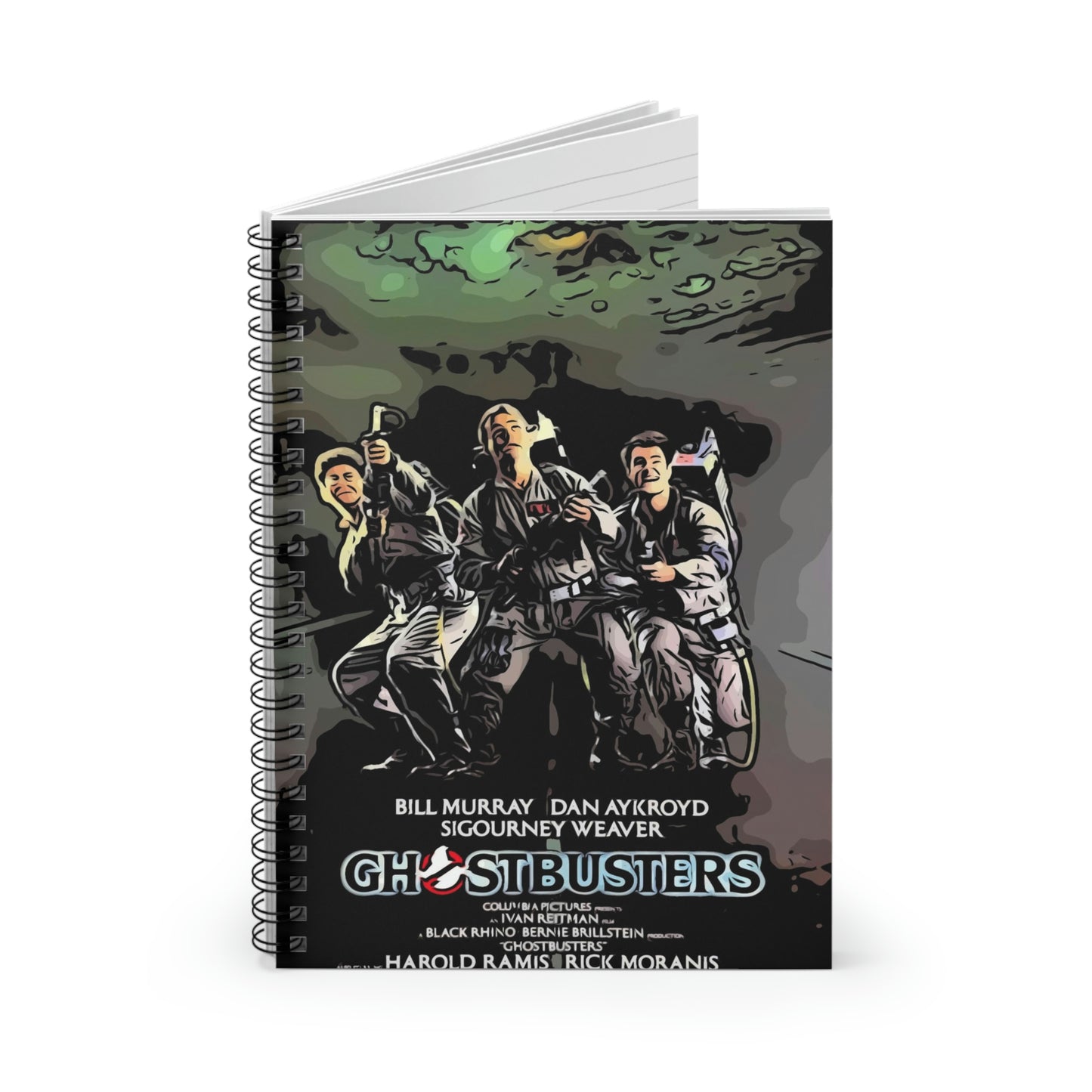 Spiral Notebook - Ruled Line Ghostbusters movie poster