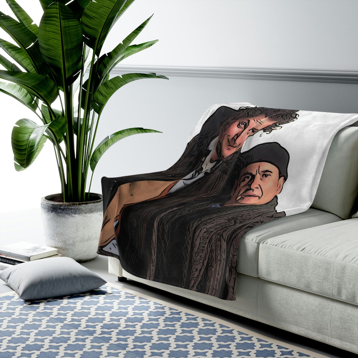 Velveteen Plush Blanket Home Alone ~ The Wet Bandits