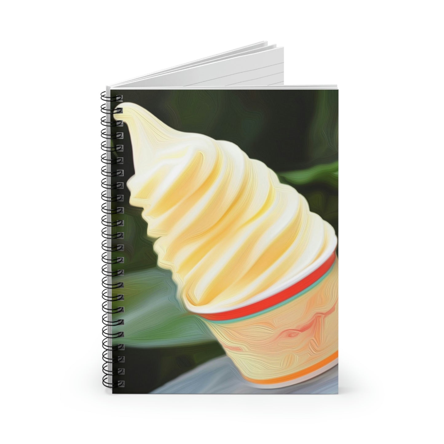 Spiral Notebook - Disneyland Treats Ice cream Whip