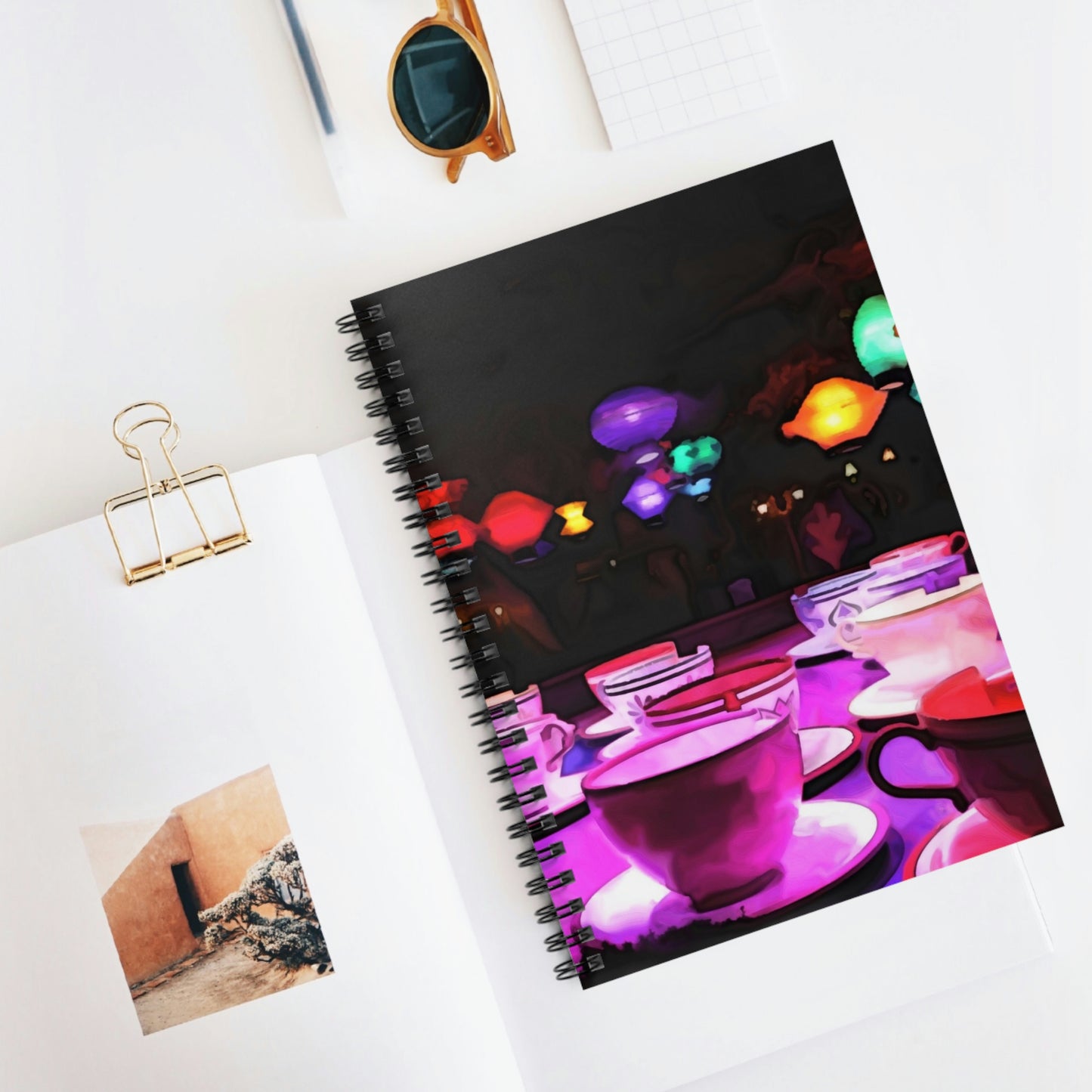 Spiral Notebook - Disneyland Mad Hatter's Tea Party