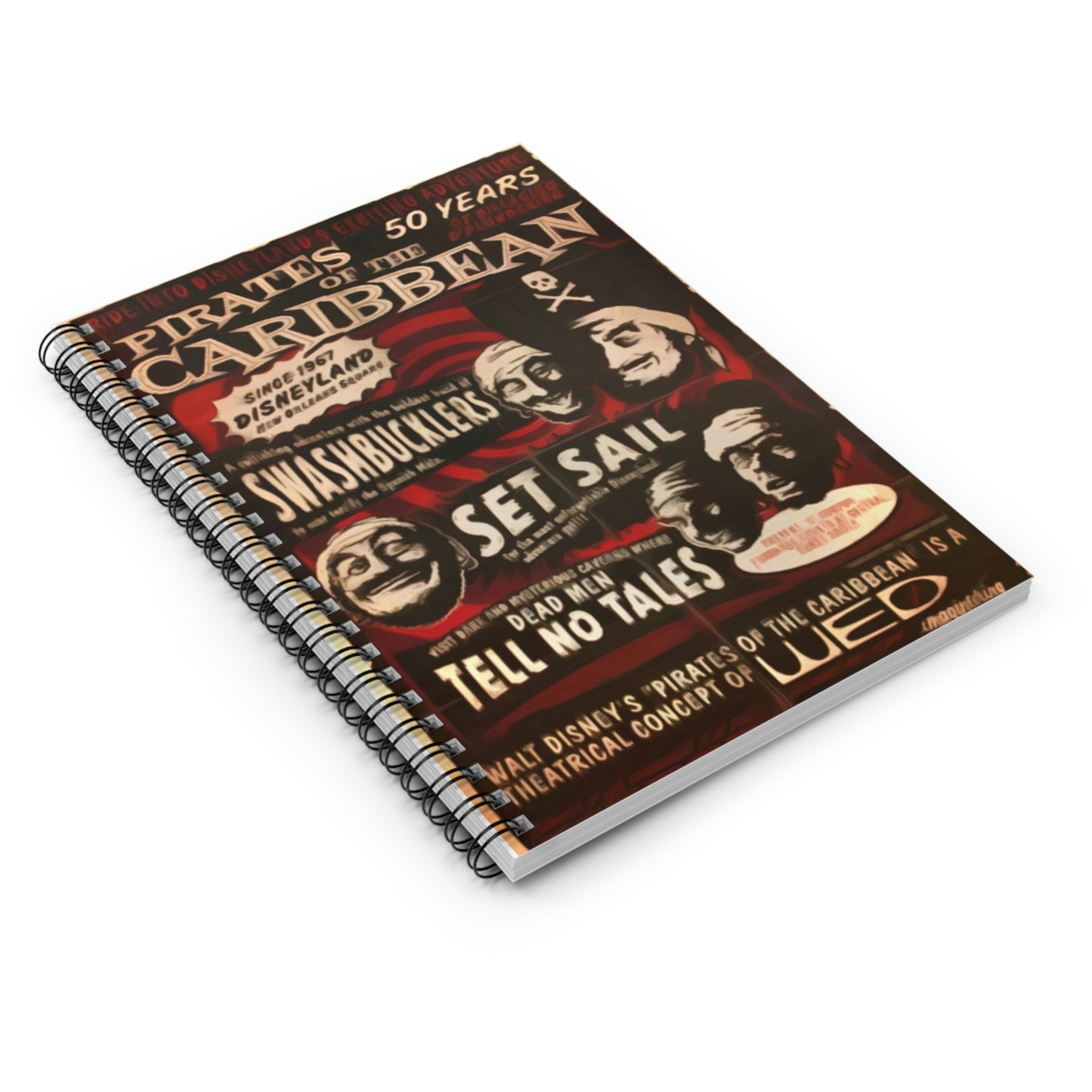 Spiral Notebook - Disneyland Pirates of the Caribbean Ride