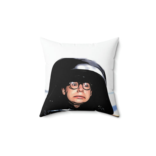 Spun Polyester Square Pillow ~Spaceballs~ Dark Helmet~