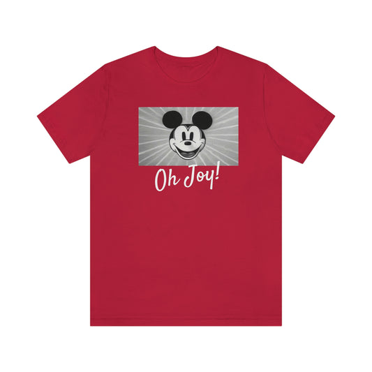 Unisex Jersey Short Sleeve Tee Disney Mickey Christmas - oh joy!
