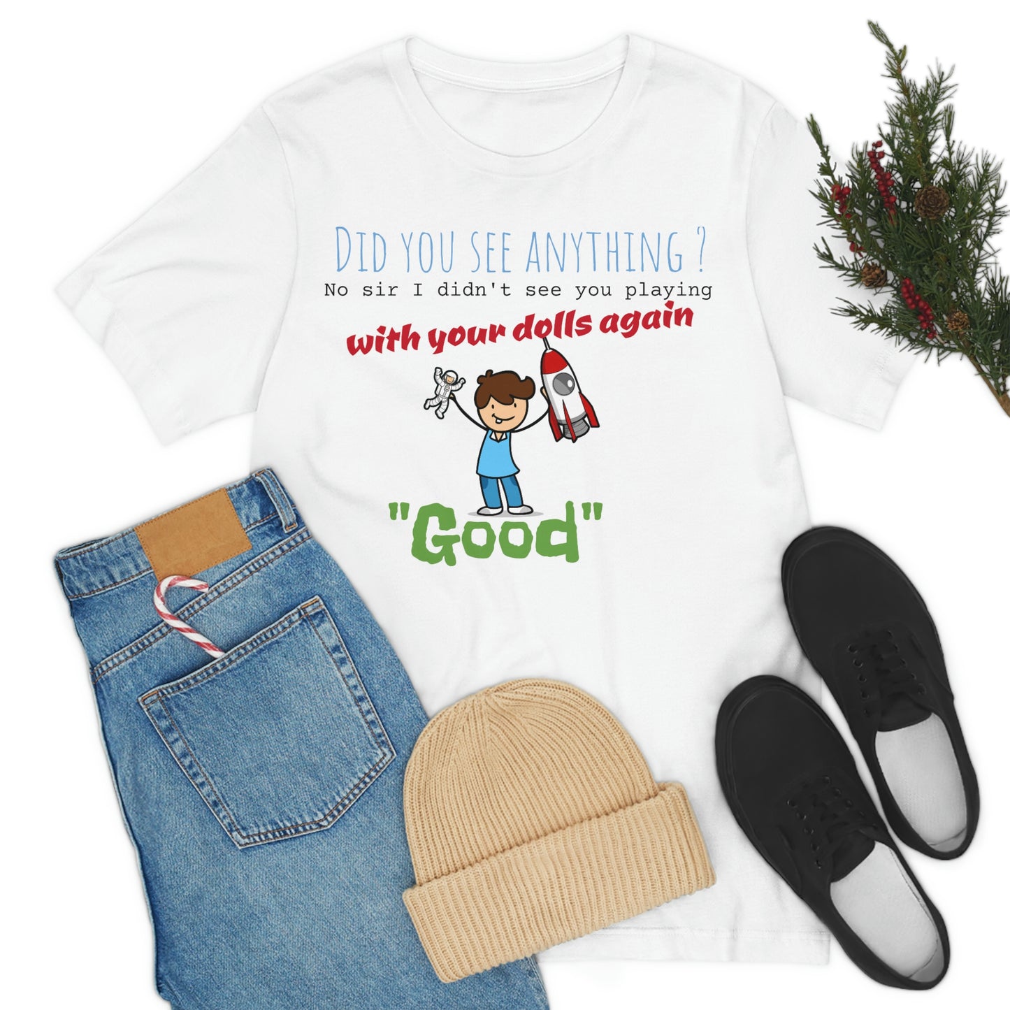 Unisex Jersey Short Sleeve Tee dolls again