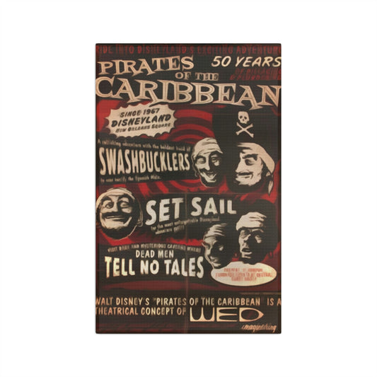 Soft Tea Towel Pirates of the Caribbean ~ Ride ~ Poster