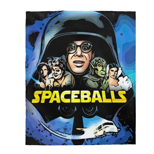 Velveteen Plush Blanket Spaceballs Movie Poster