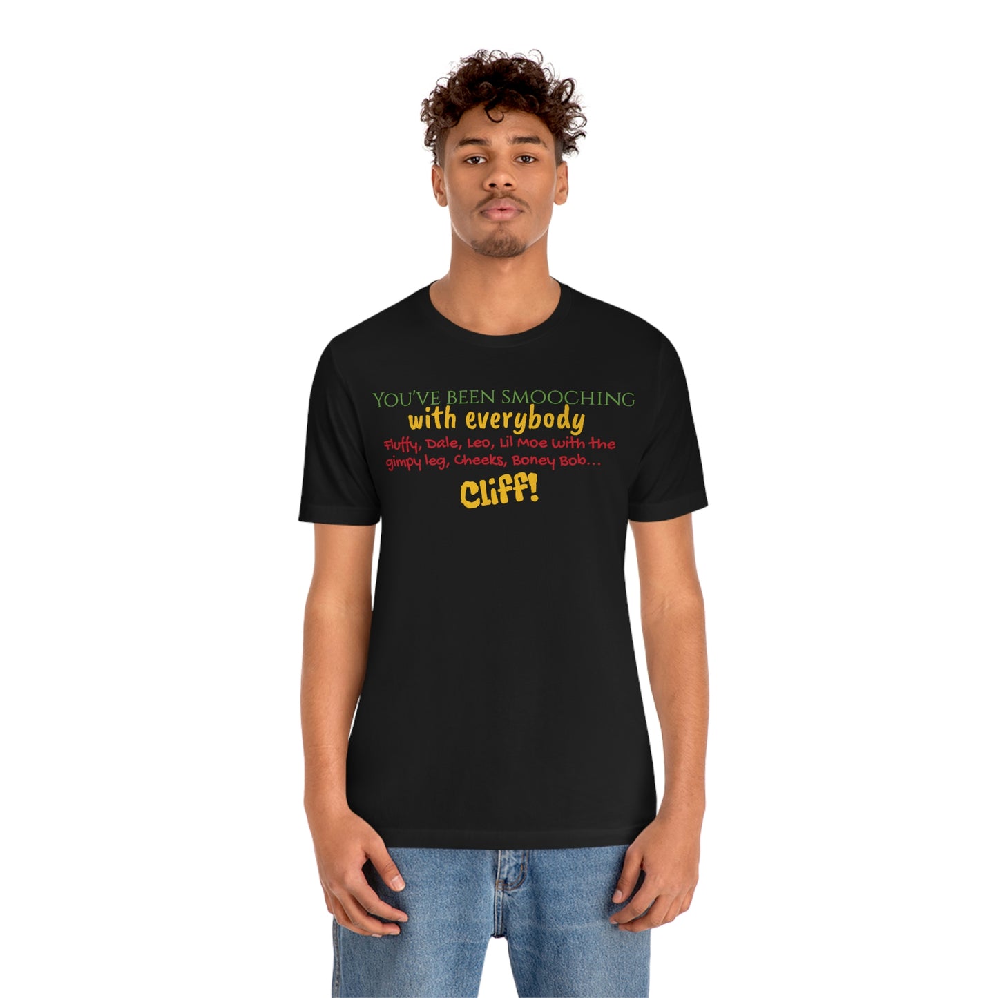Unisex Jersey Short Sleeve Tee Home Alone "you've been smooching with everybody"