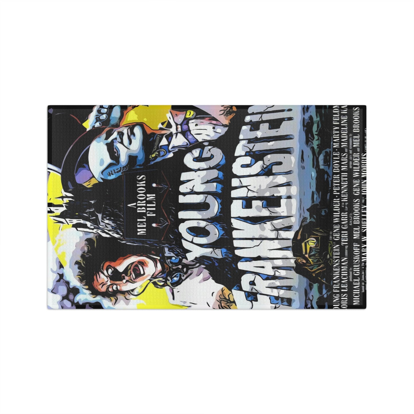 Soft Tea Towel Young Frankenstein Movie ~ Poster