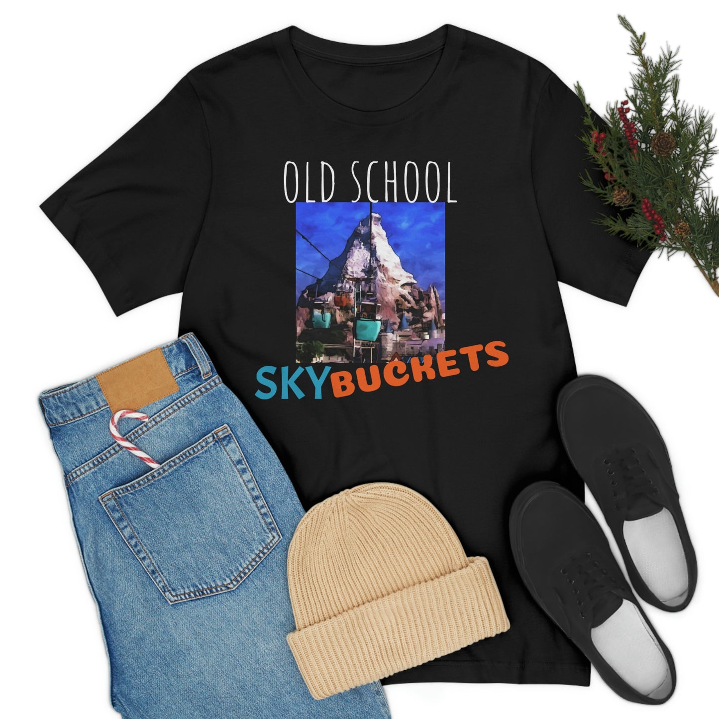 Unisex Jersey Short Sleeve Tee Disneyland SKY BUCKETS