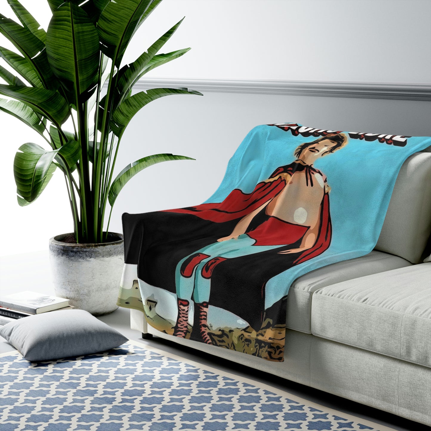 Velveteen Plush Blanket Nacho Libre Movie Poster