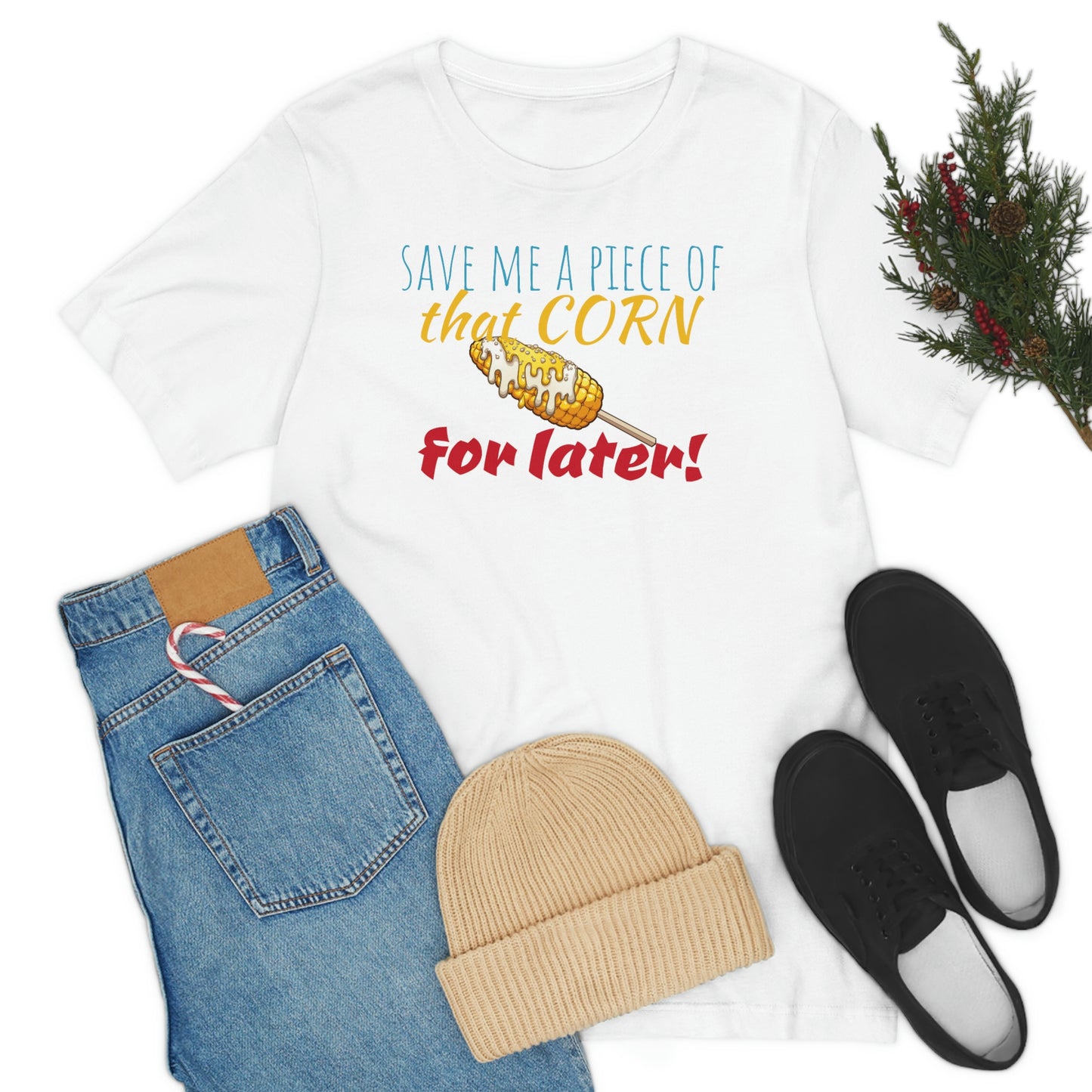 Unisex Jersey Short Sleeve Tee Corn for later