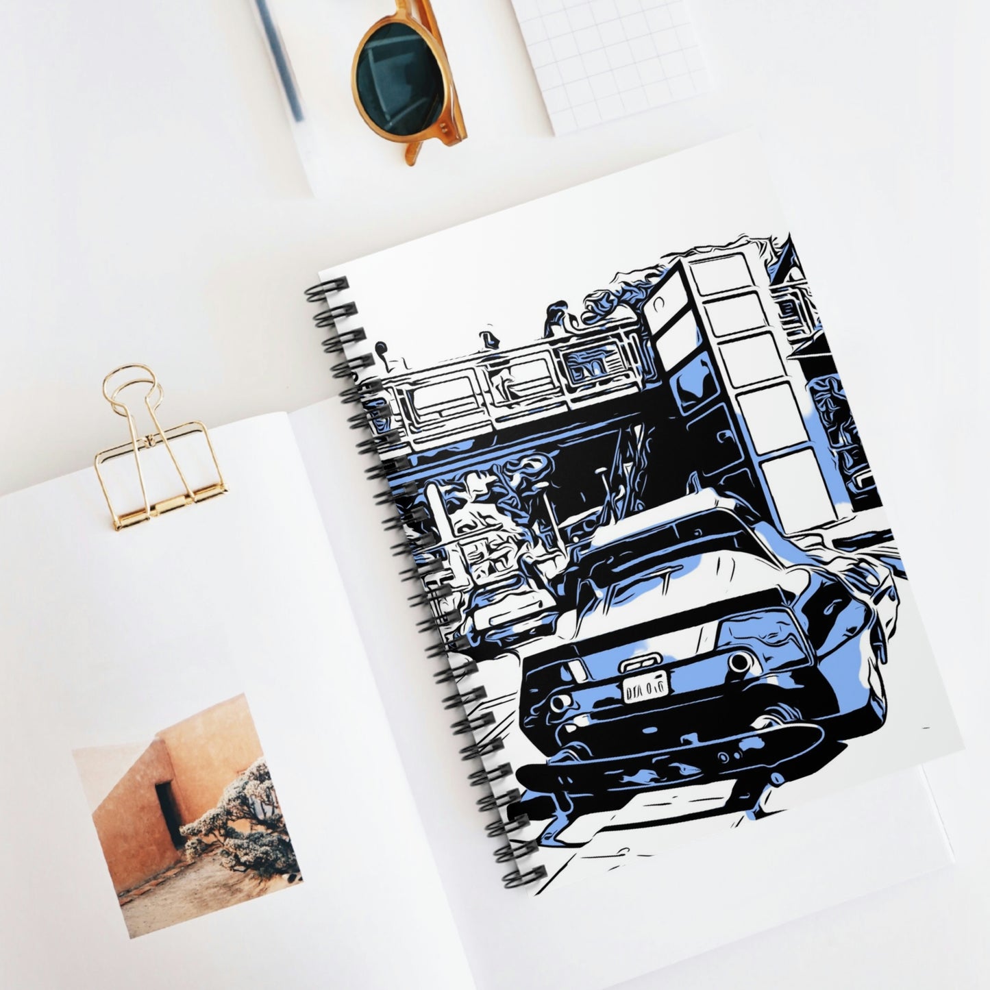 Spiral Notebook - Disneyland Autopia