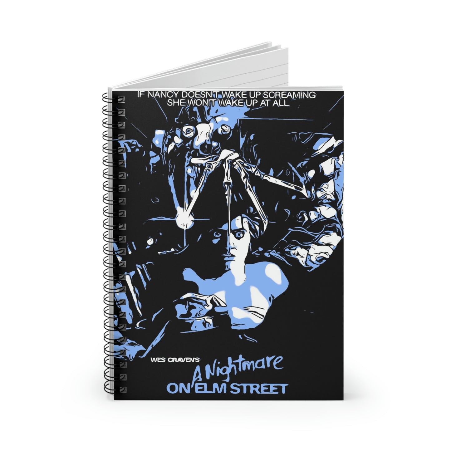 Spiral Notebook - Ruled Line A Nightmare on Elm Street movie poster