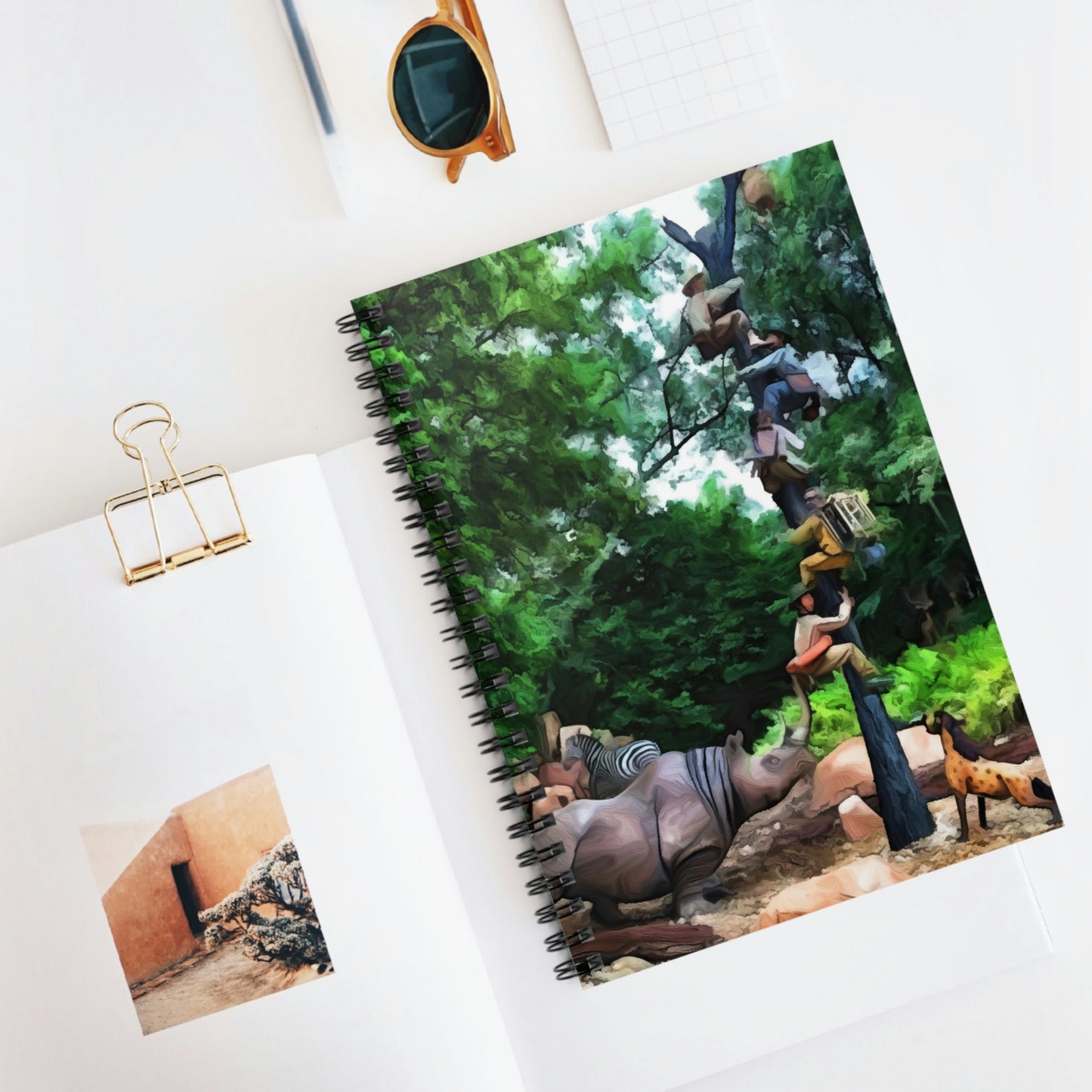 Spiral Notebook - Disneyland Jungle Cruise Boat Ride
