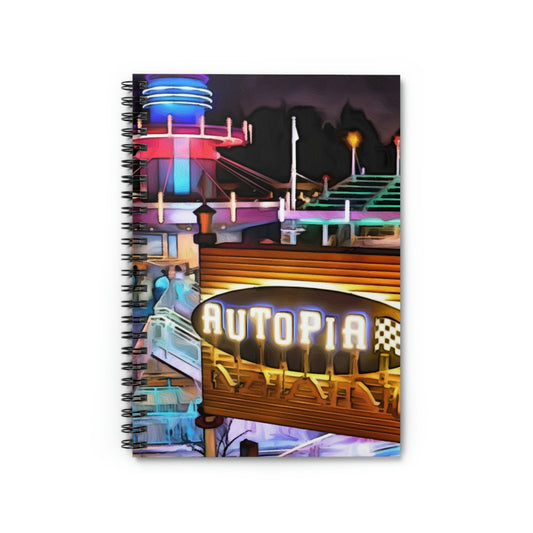Spiral Notebook - Disneyland Autopia