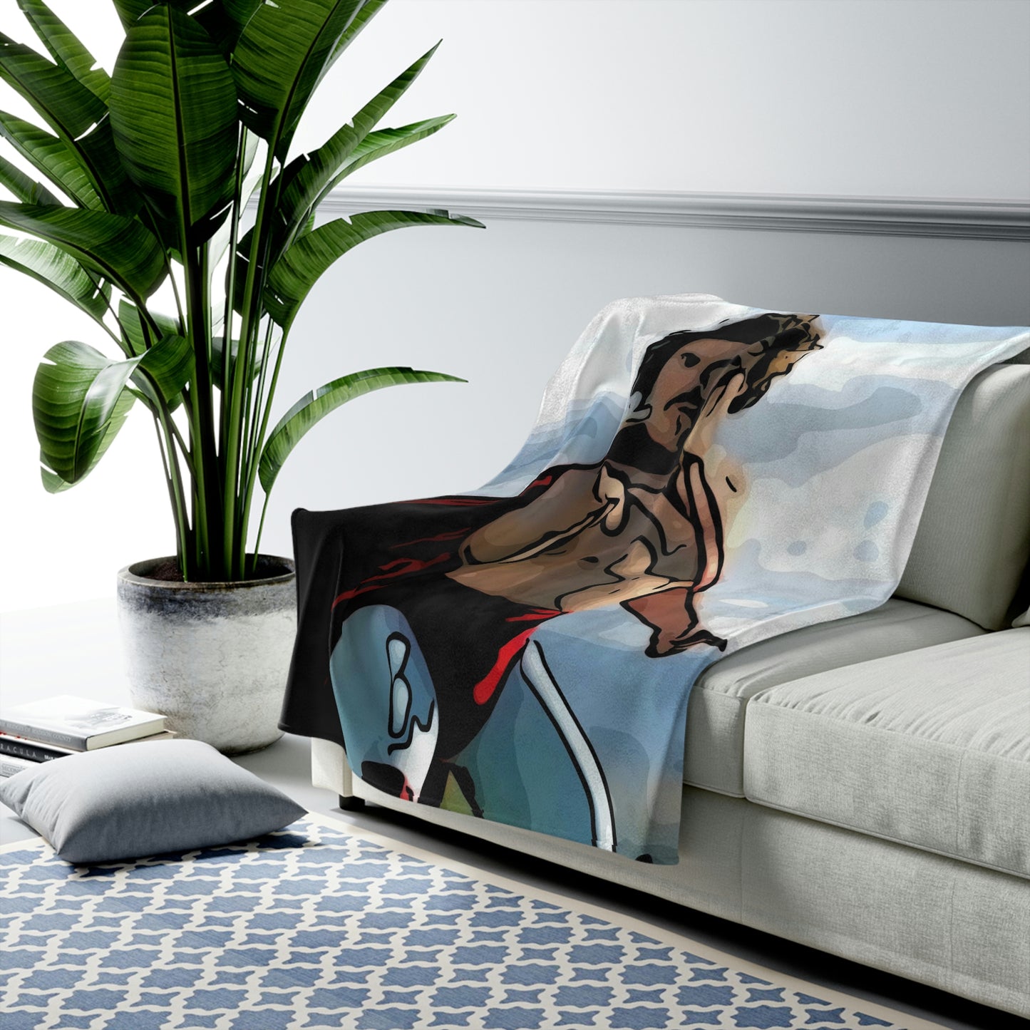 Velveteen Plush Blanket Nacho libre