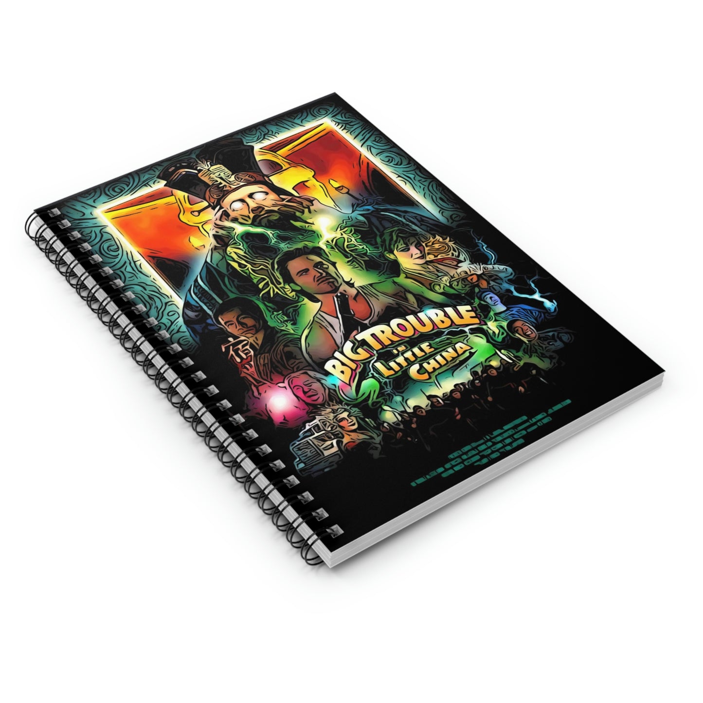 Spiral Notebook - Ruled Line Big Trouble in Little China movie poster
