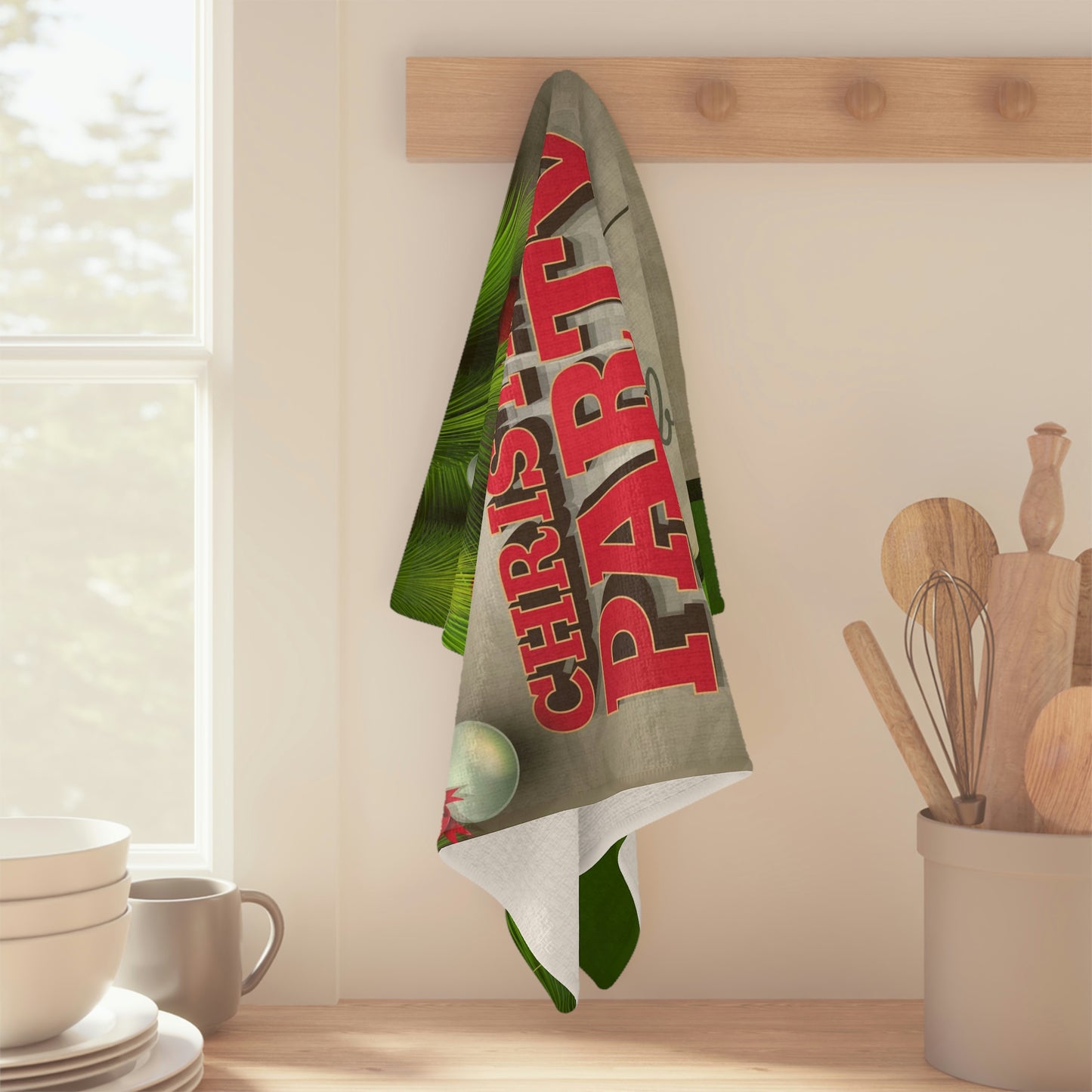 Soft Tea Towel ~ Christmas Party ~