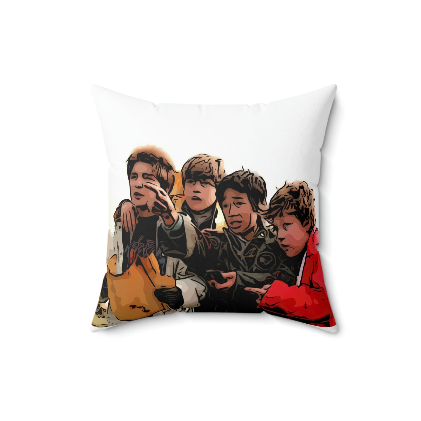 Spun Polyester Square Pillow ~ Goonies ~