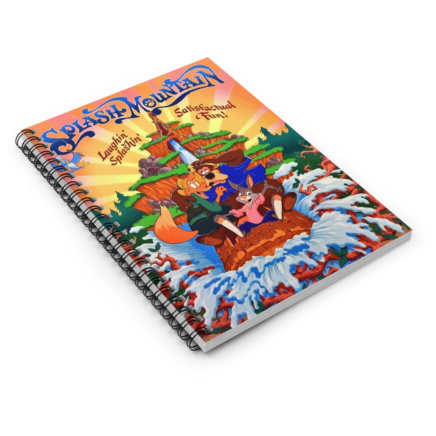 Spiral Notebook - Disneyland Splash Mountain Ride
