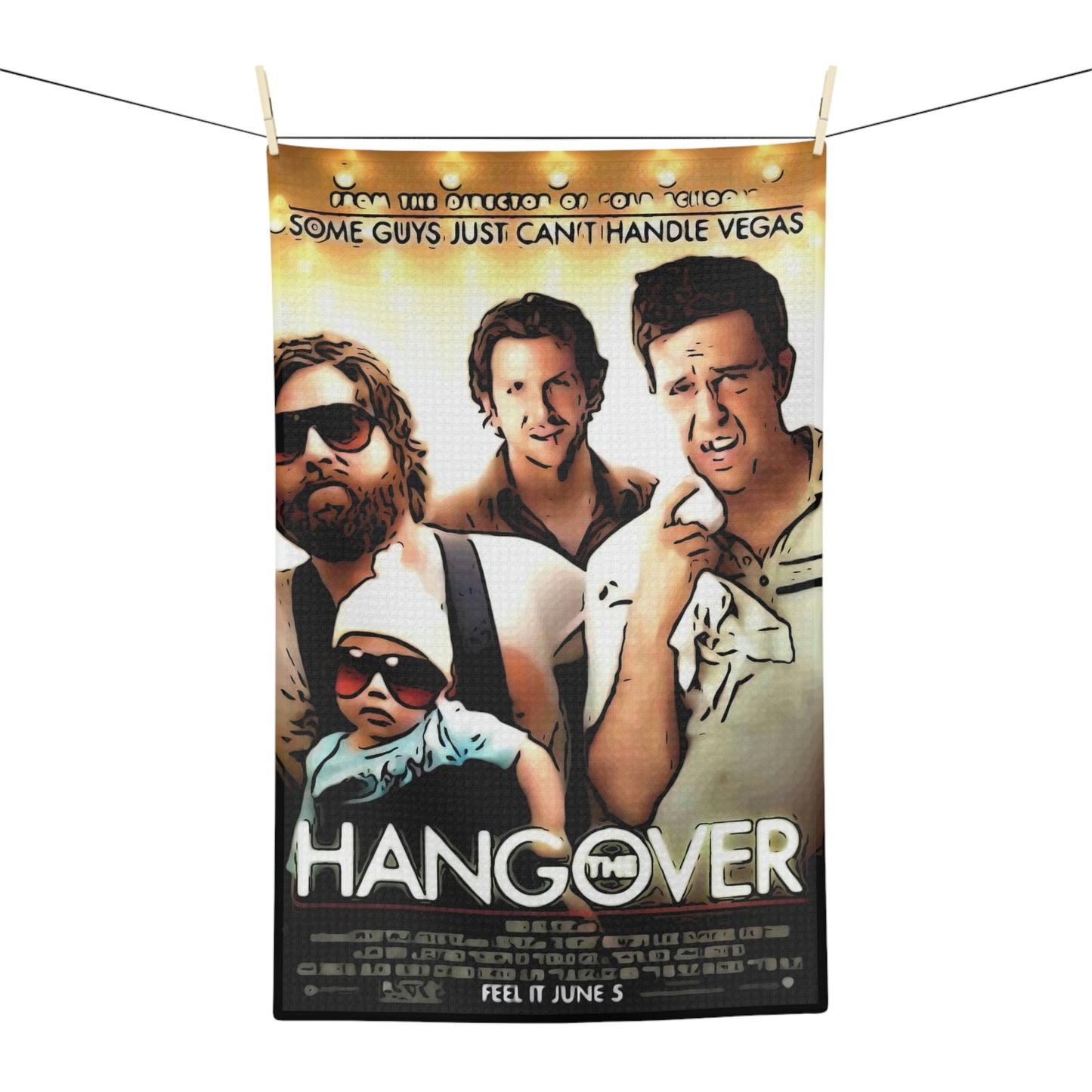 Soft Tea Towel ~The Hangover Movie ~ Poster
