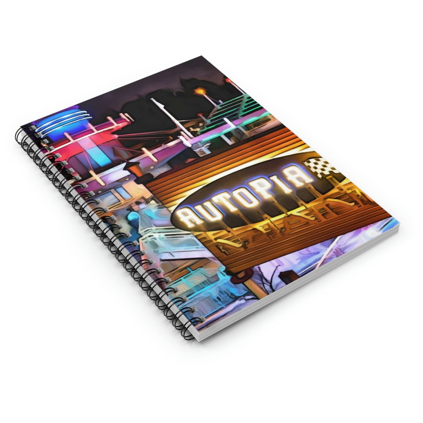 Spiral Notebook - Disneyland Autopia