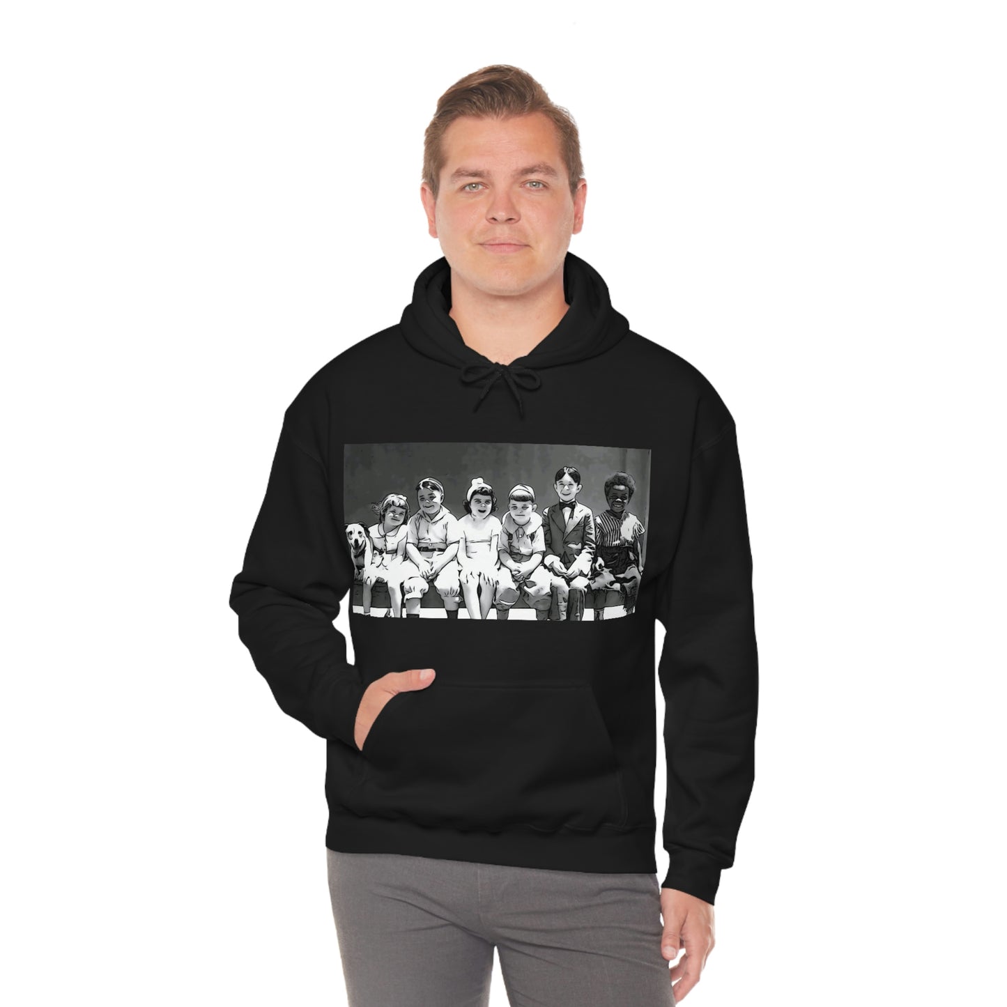 Unisex Heavy Blend™ Hooded Sweatshirt Little Rascals