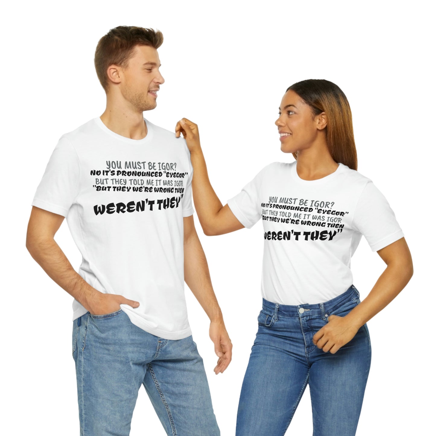 Unisex Jersey Short Sleeve Tee Young Frankenstein Igor