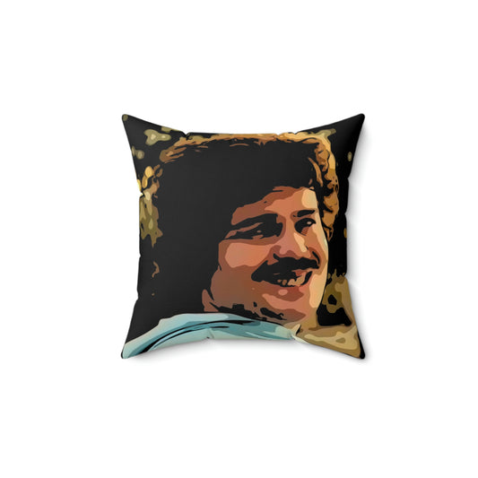 Spun Polyester Square Pillow ~Nacho Libre ~Nacho ~