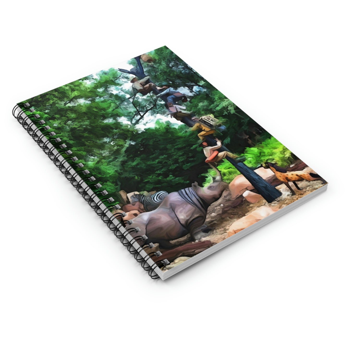 Spiral Notebook - Disneyland Jungle Cruise Boat Ride