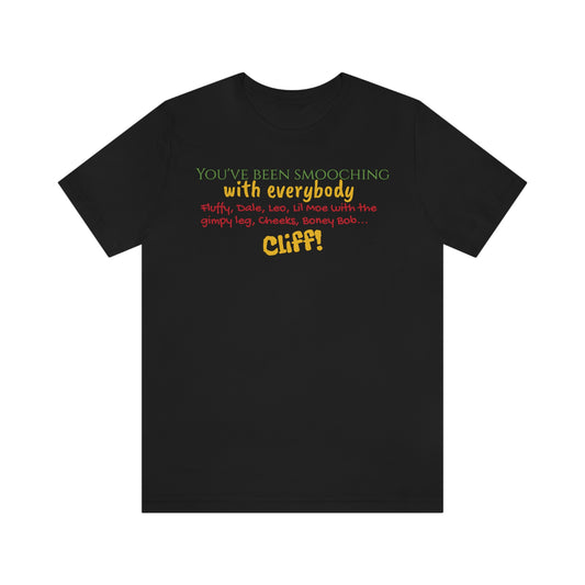 Unisex Jersey Short Sleeve Tee Home Alone "you've been smooching with everybody"