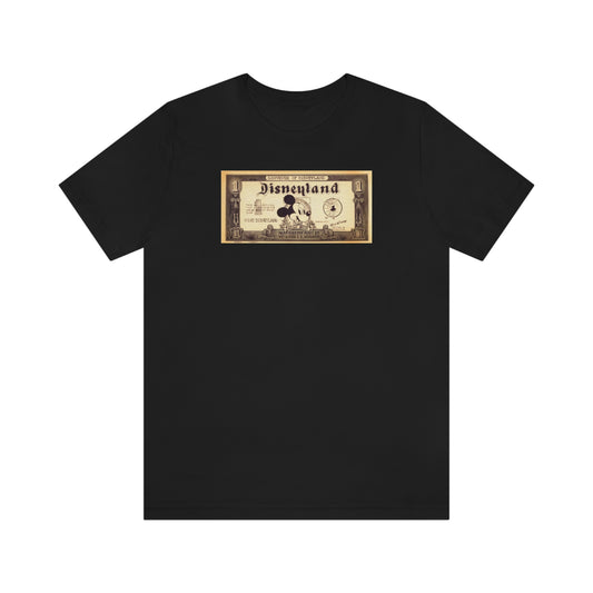 Unisex Jersey Short Sleeve Tee DISNEY DOLLARS VINTAGE Mickey Mouse