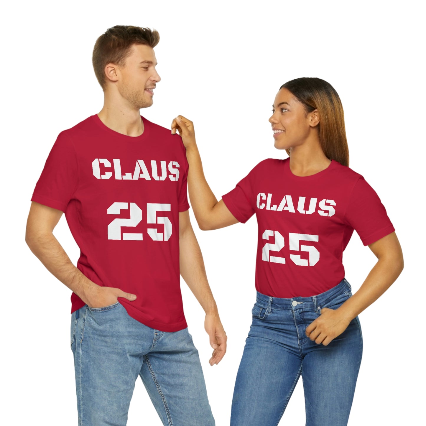 Unisex Jersey Short Sleeve Tee Christmas Santa Claus ~Claus 25~