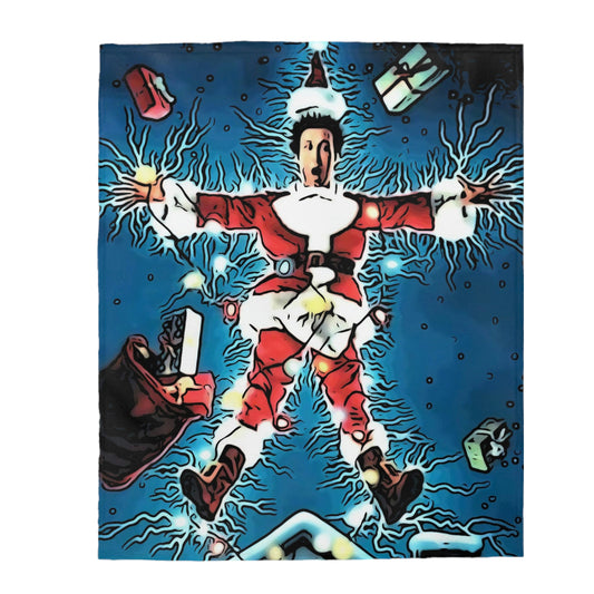 Velveteen Plush Blanket Christmas Vacation Movie Poster