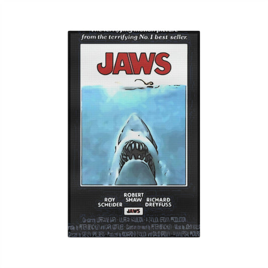 Soft Tea Towel Jaws Movie Poster Vintage