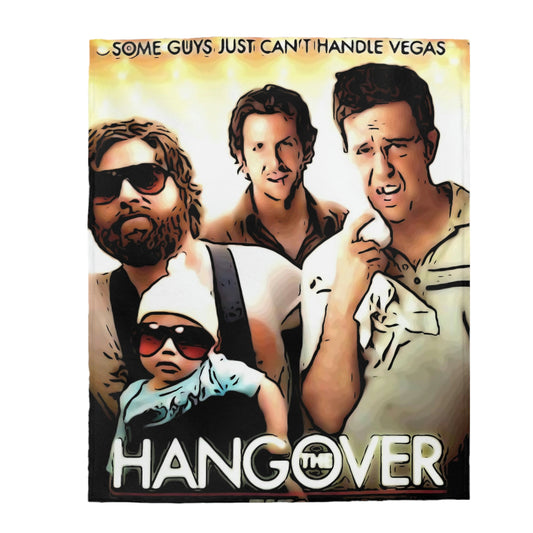 Velveteen Plush Blanket The Hang Over Movie Poster