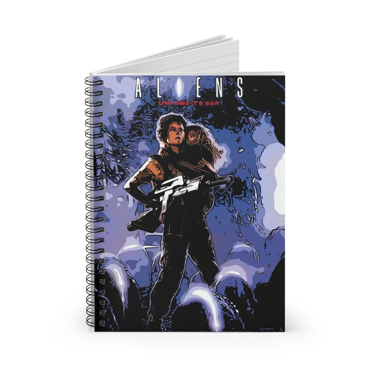 Spiral Notebook - Ruled Line Aliens movie poster