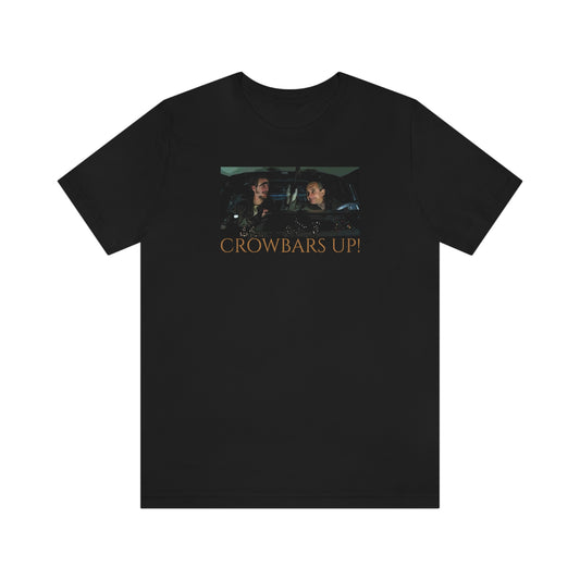 Unisex Jersey Short Sleeve Tee Home Alone - Crowbars up!