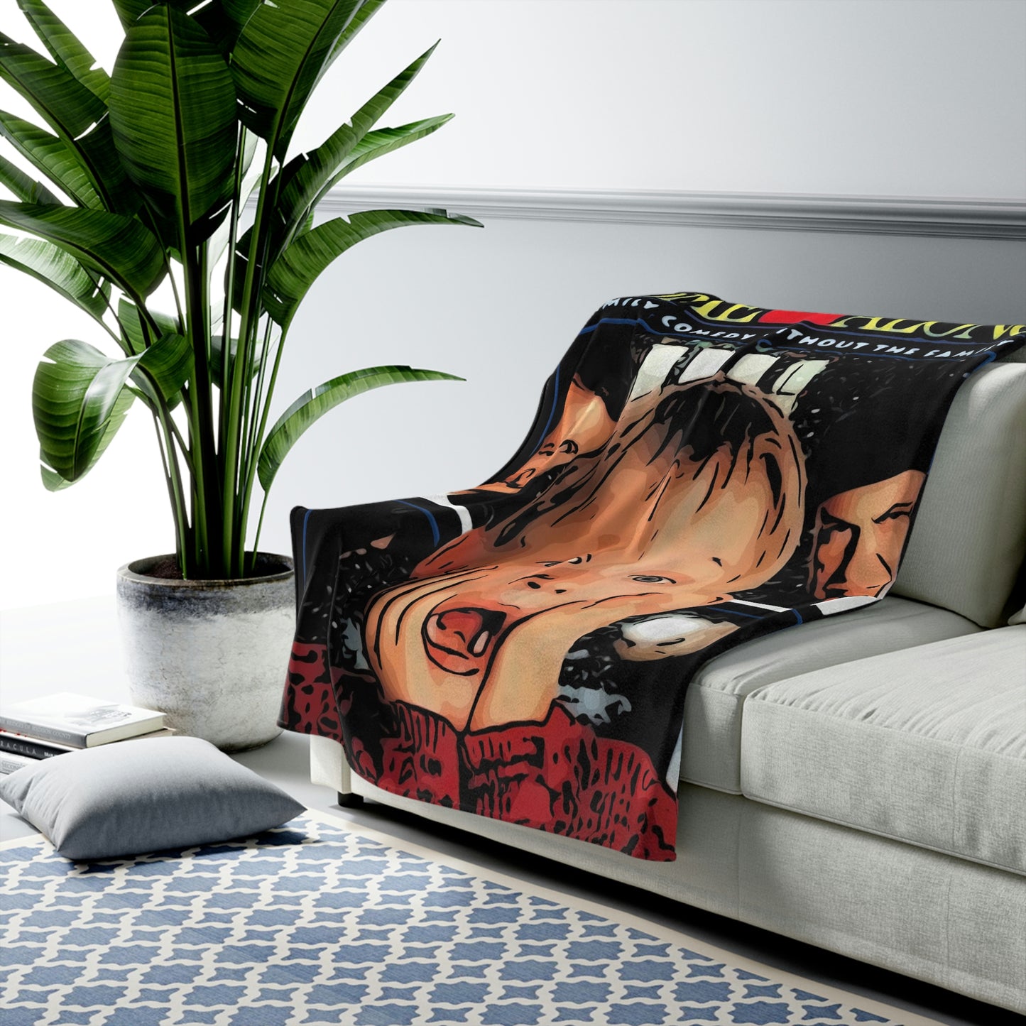 Velveteen Plush Blanket Home Alone Movie Poster