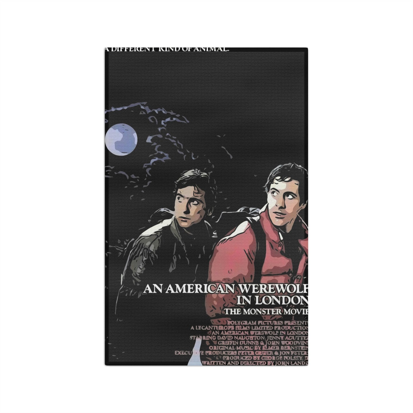 Soft Tea Towel An American werewolf in London movie ~ Poster