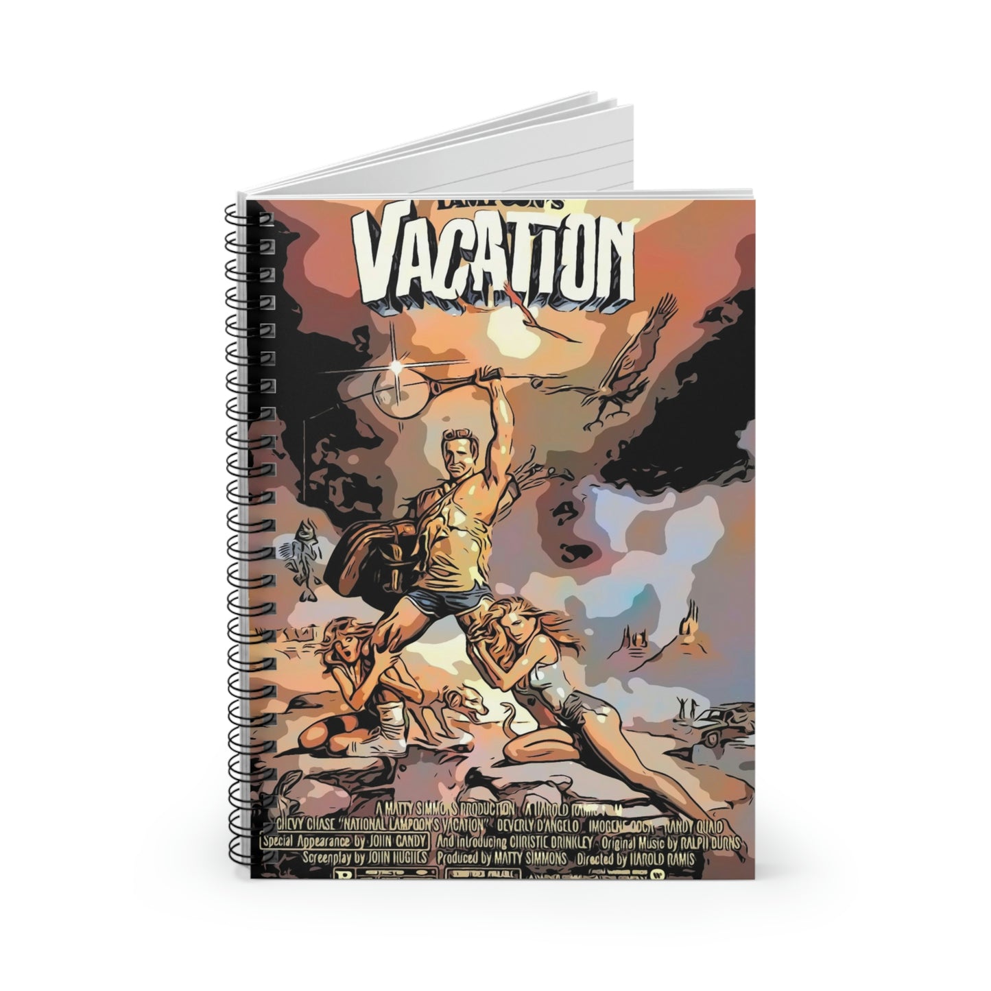 Spiral Notebook - Vacation Movie Poster