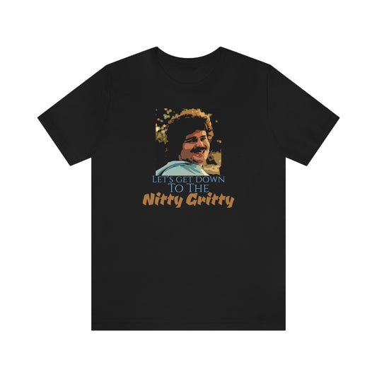 Unisex Jersey Short Sleeve Tee Nacho Libre "let's get down to the nitty gritty"