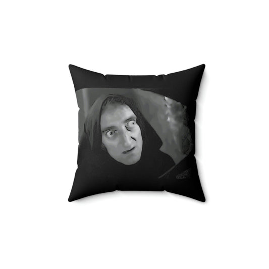 Spun Polyester Square Pillow ~Young Frankenstein ~ Igor~