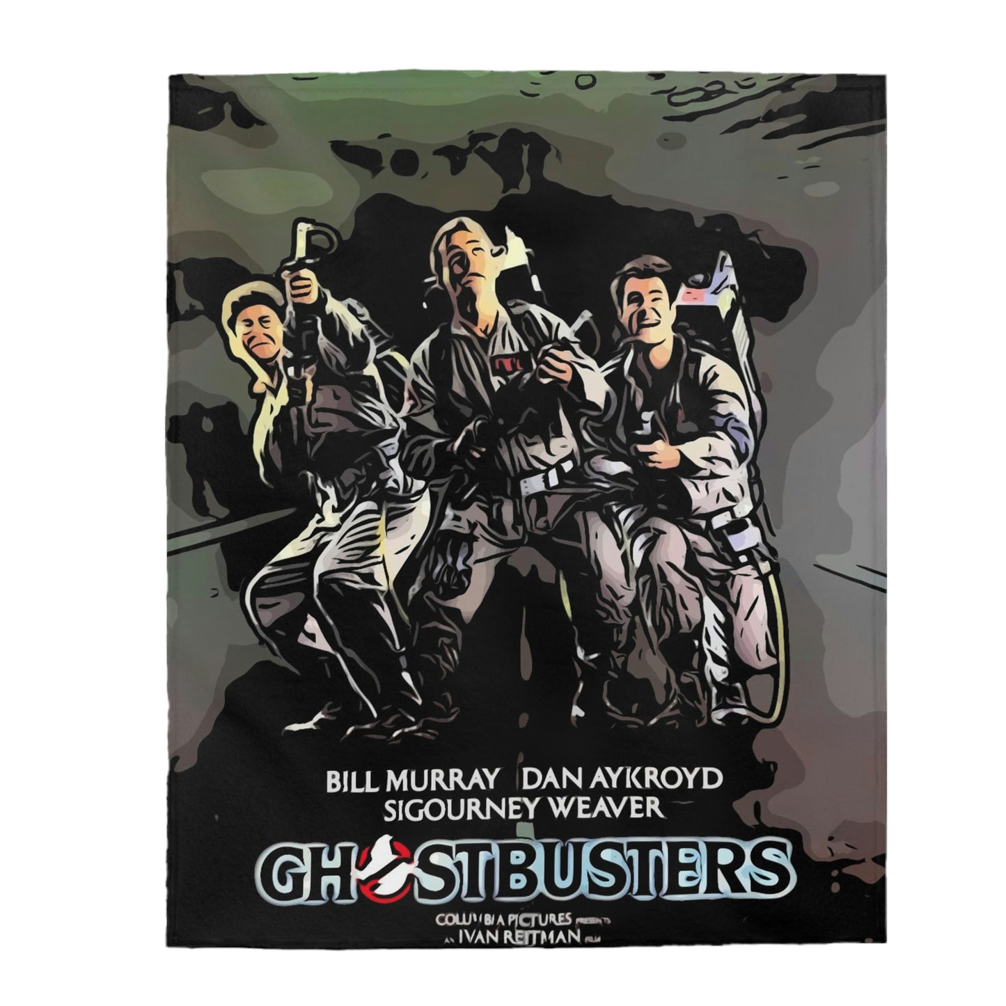 Velveteen Plush Blanket Ghostbusters Movie Poster