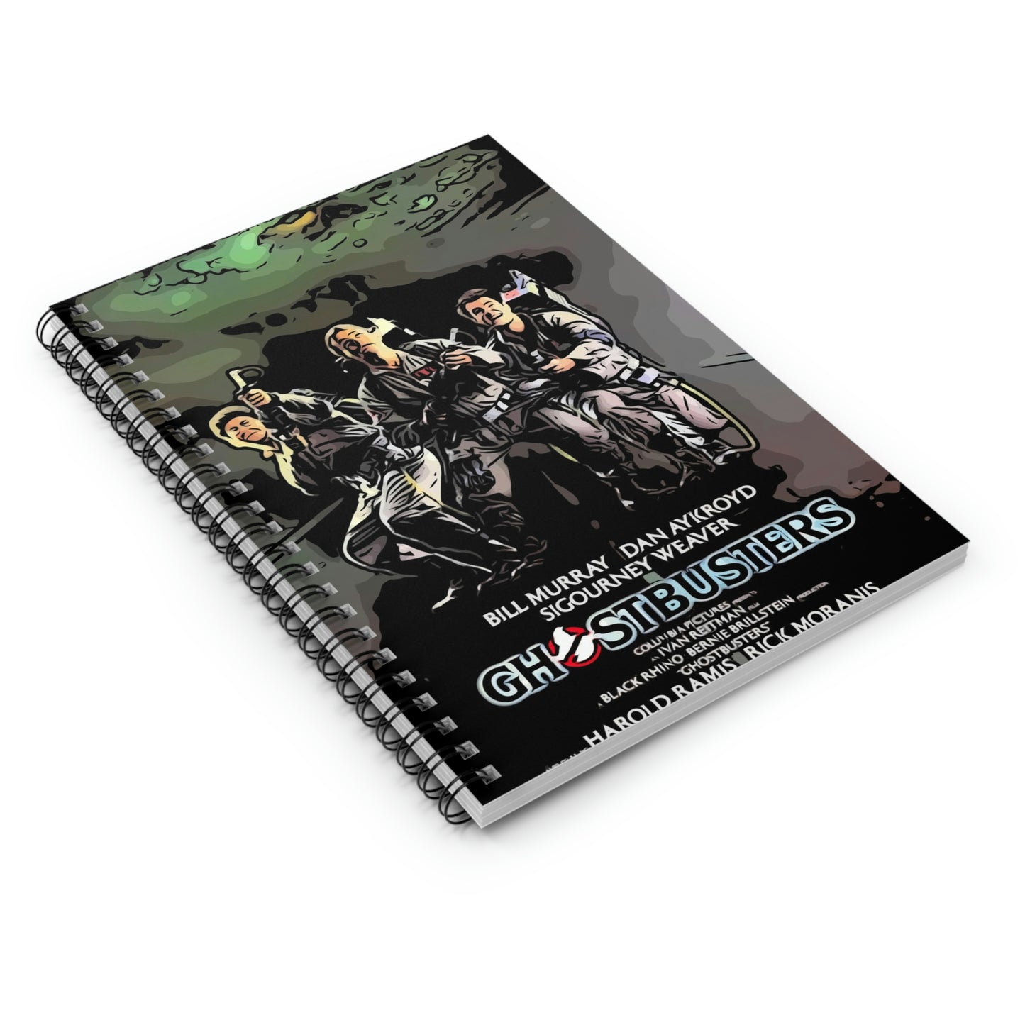 Spiral Notebook - Ruled Line Ghostbusters movie poster